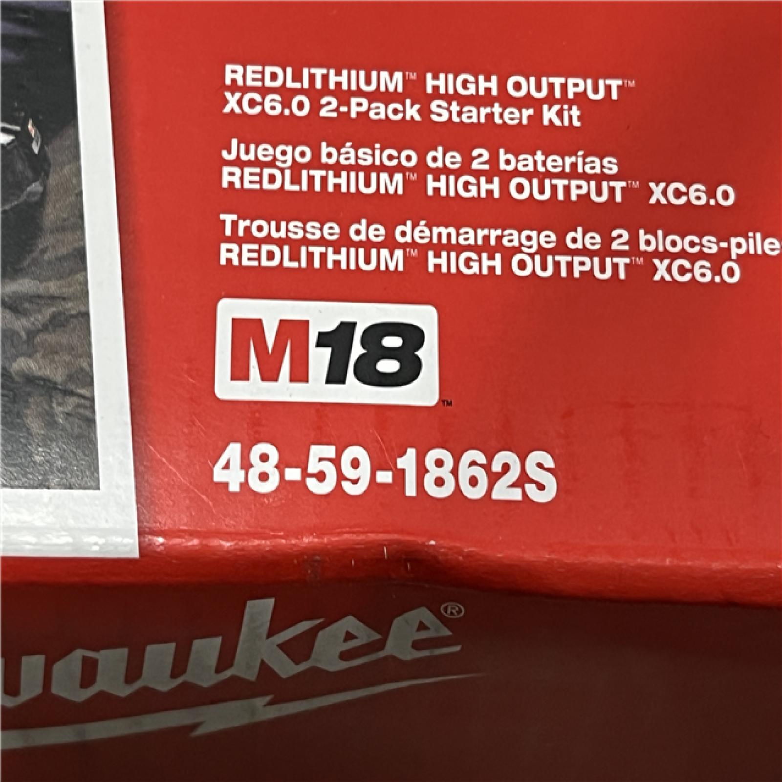 NEW - Milwaukee 18-Volt Lithium-Ion High Output Starter Kit