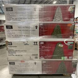 DALLAS LOCATION -AS-IS MIXED CHRISTMAS TREE PALLET