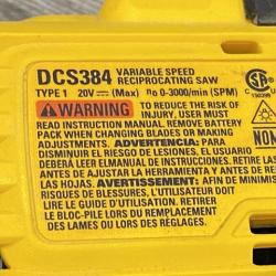 AS-IS DEWALT 20-Volt XR Cordless Reciprocating Saw (Tool Only)