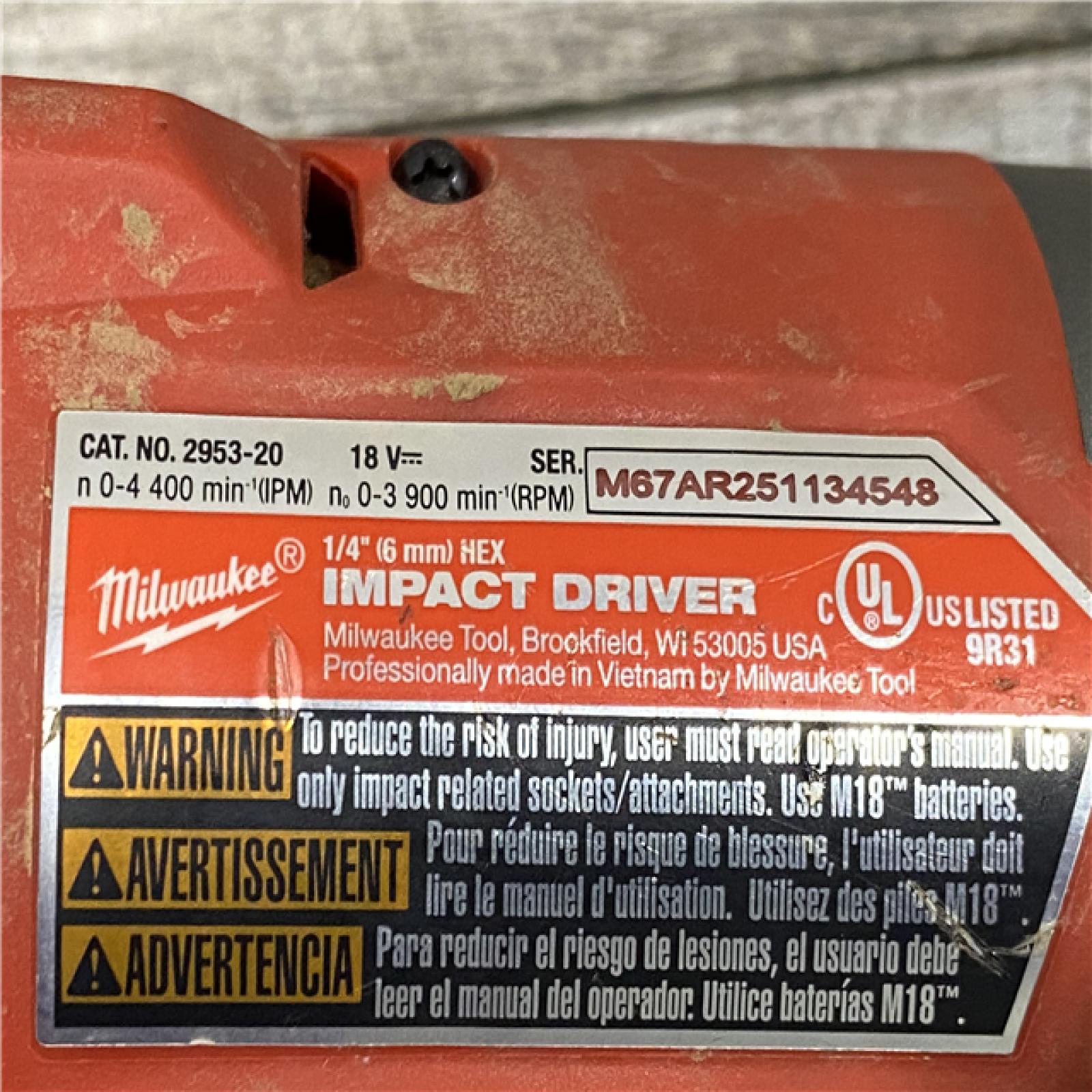 AS-IS Milwaukee FUEL 18V Lithium-Ion Brushless Cordless Hammer Drill and Impact Driver Combo Kit