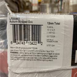 DALLAS LOCATION- Pergo Outlast+ Auburn Scraped Oak 12 mm T x 6.1 in. W Waterproof Laminate Wood Flooring PALLET (47 CASES)