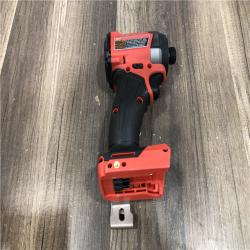 AS-IS Milwaukee FUEL 18V Lithium-Ion Brushless Cordless 1/4 in. Hex Impact Driver (Tool-Only)