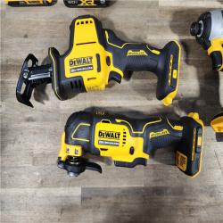 HOUSTON LOCATION - AS-IS DEWALT 20-Volt MAX Lithium-Ion Cordless 7-Tool Combo Kit with 2.0 Ah Battery, 5.0 Ah Battery and Charger