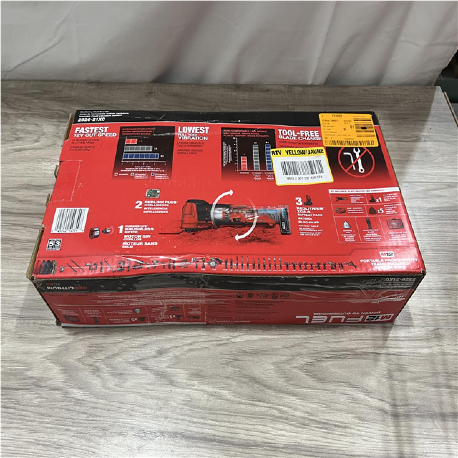 AS-IS Milwaukee FUEL 12V Lithium-Ion Cordless Oscillating Multi-Tool Kit