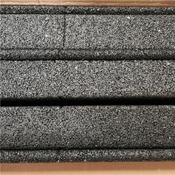 Phoenix NEW EcoBorder™ L-Shaped Rubber Landscape Edging - 4ft - Black (18-Cases)