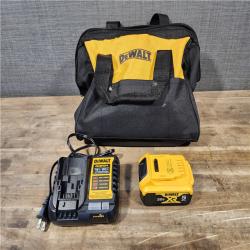 HOUSTON LOCATION - AS-IS Dewalt 20V MAX Lithium-Ion Cordless 1/2 in. Impact Wrench Kit W/ BATTERY & CHARGER
