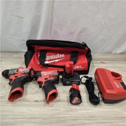 AS-IS Milwaukee 3497-22 12V Hammer Drill and Impact Driver Combo Kit