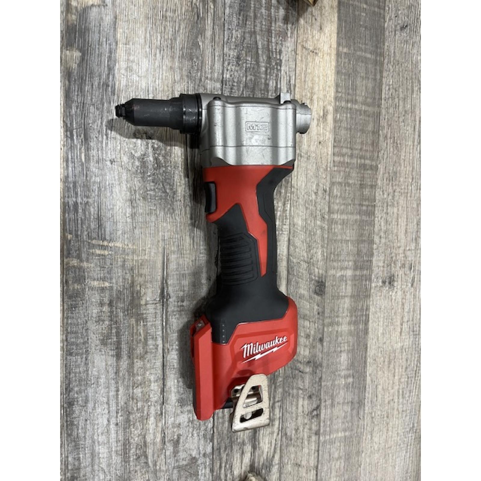 AS-IS Milwaukee 12-Volt Lithium-Ion Cordless Rivet Tool (Tool-Only)