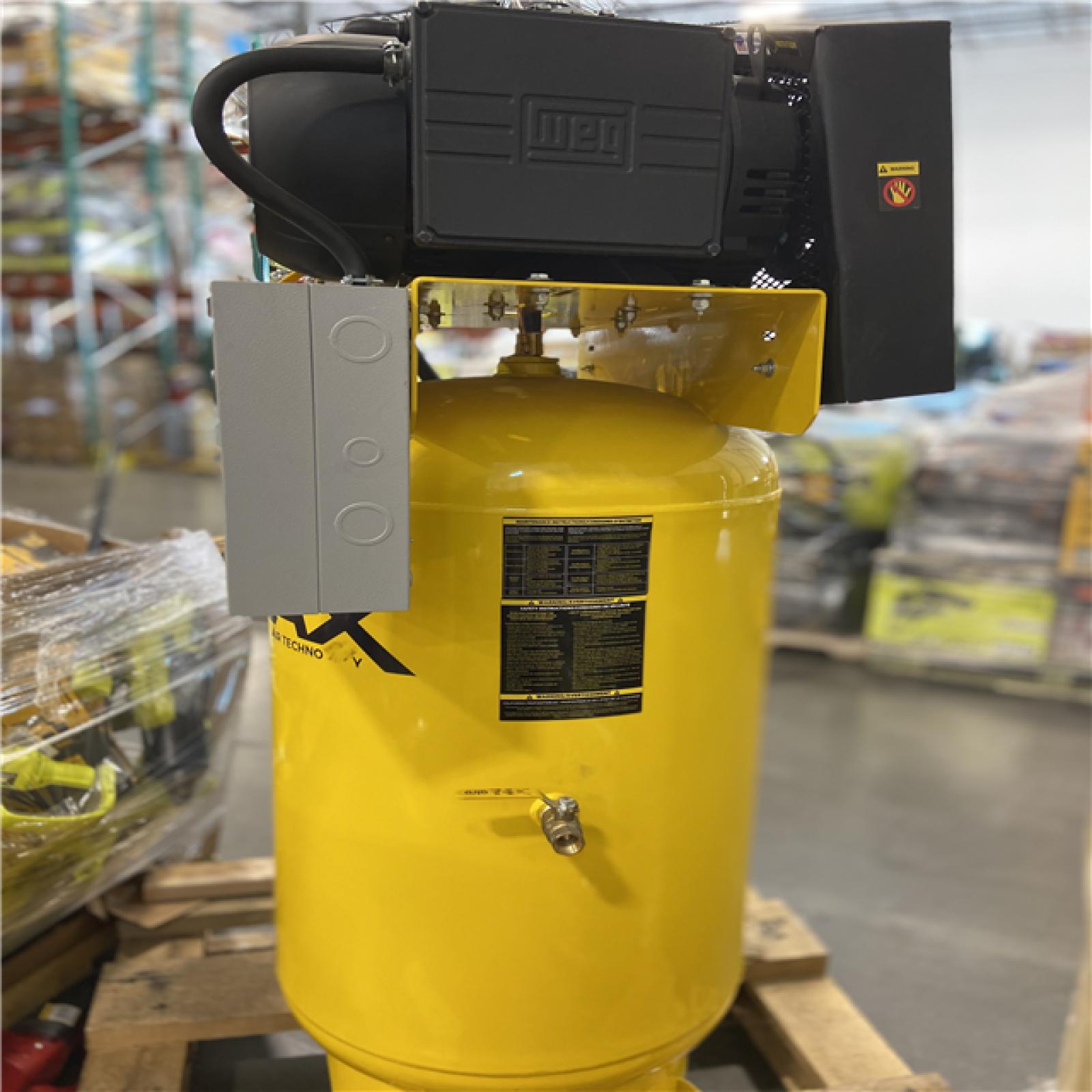 DALLAS LOCATION - EMAX 80 Gal. 10 HP V4 1-Phase Silent Air 175 PSI Electric Air Compressor with Isolator Pads and Auto Drain
