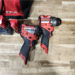HOUSTON LOCATION - AS - IS Milwaukee 2 Tool Combo Kit W/ (2) Battery & Charger
