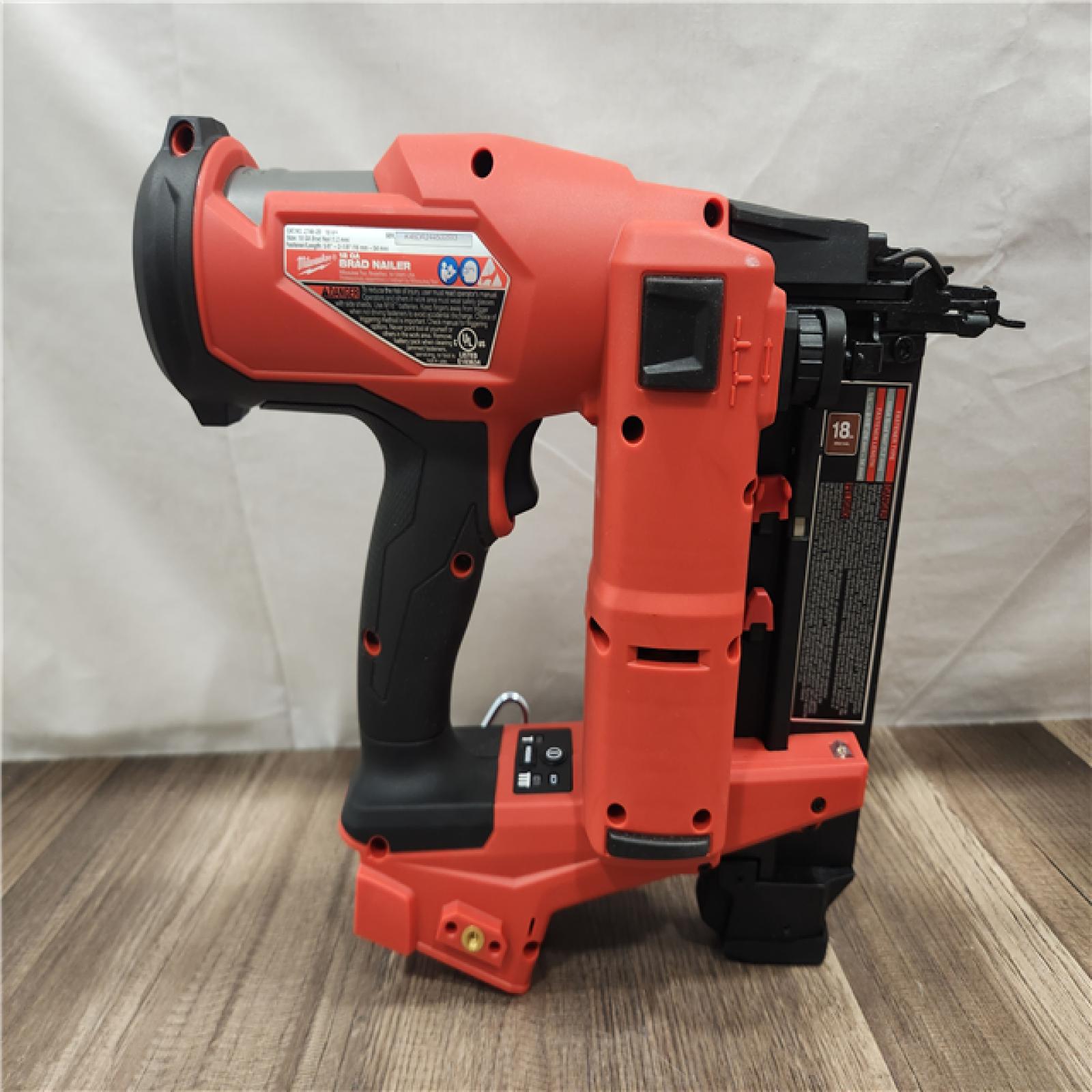 AS-IS- Milwaukee M18 FUEL 18 Gauge Brad Nailer (TOOL ONLY)