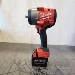 AS-IS- Milwaukee M18 1/2 in. Cordless Brushless High Torque Impact Wrench Kit (Battery & Charger)