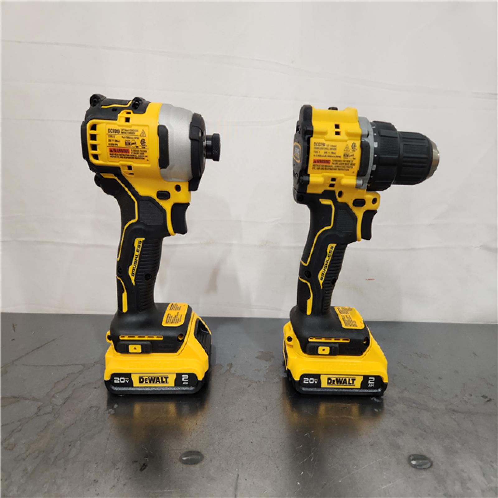 AS-IS- DEWALT ATOMIC 20-Volt MAX Lithium-Ion Cordless Combo Kit