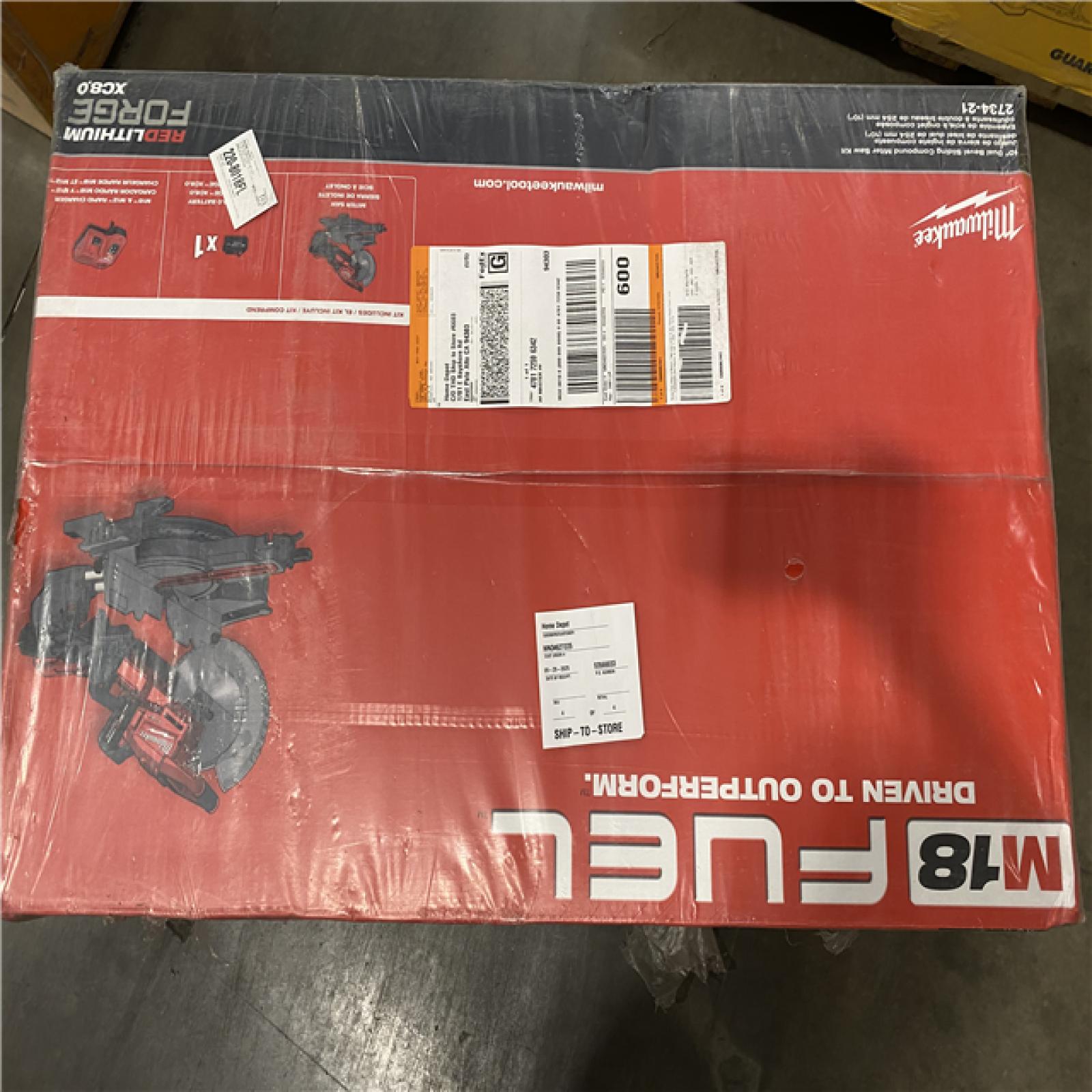 NEW- M18 FUEL 18V 10 in. Lithium-Ion Brushless Cordless Dual Bevel Sliding Compound Miter Saw Kit with One 8.0 Ah Battery