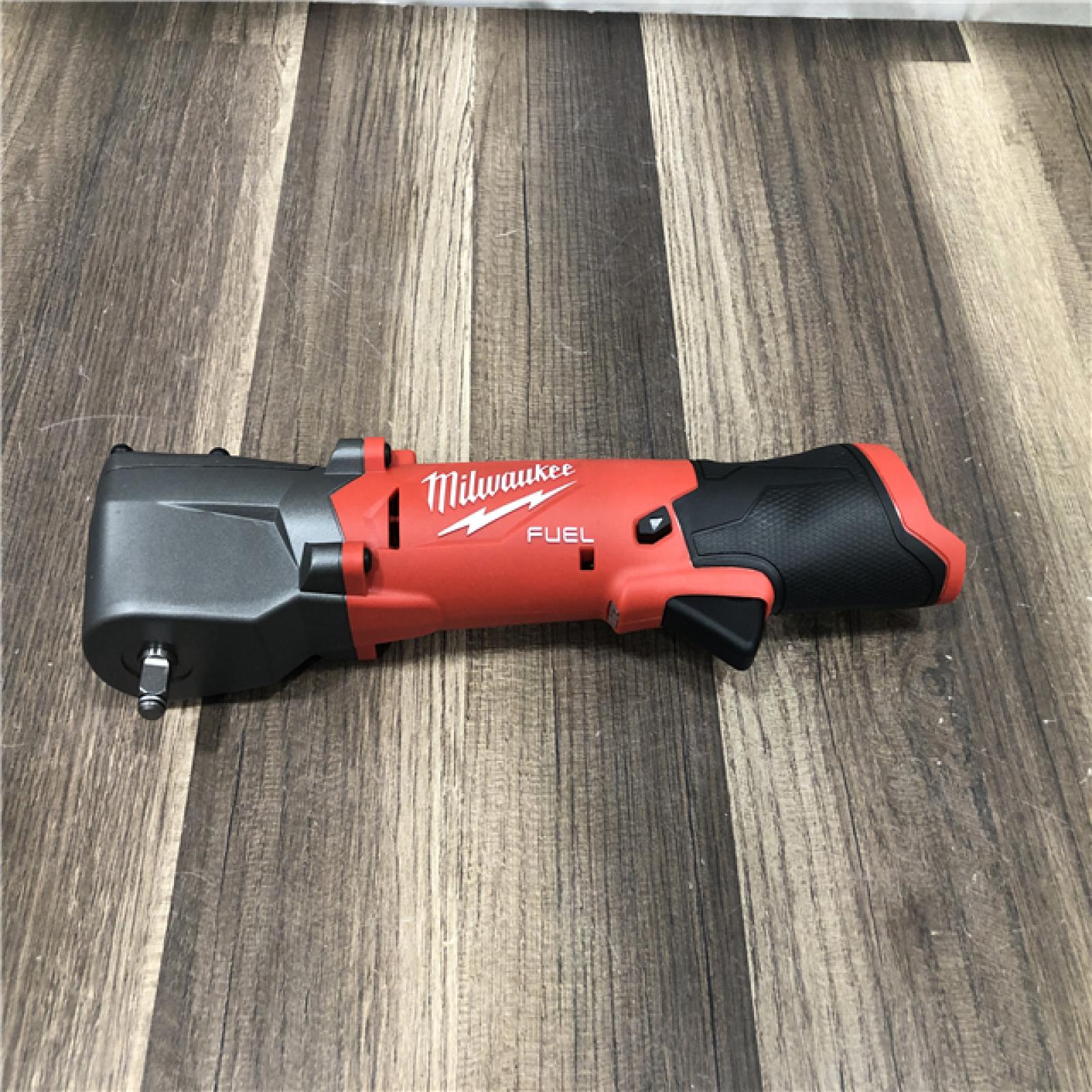 AS-IS Milwaukee  FUEL 12V Lithium-Ion Brushless Cordless 3/8 in. Right Angle Impact Wrench (Tool-Only)