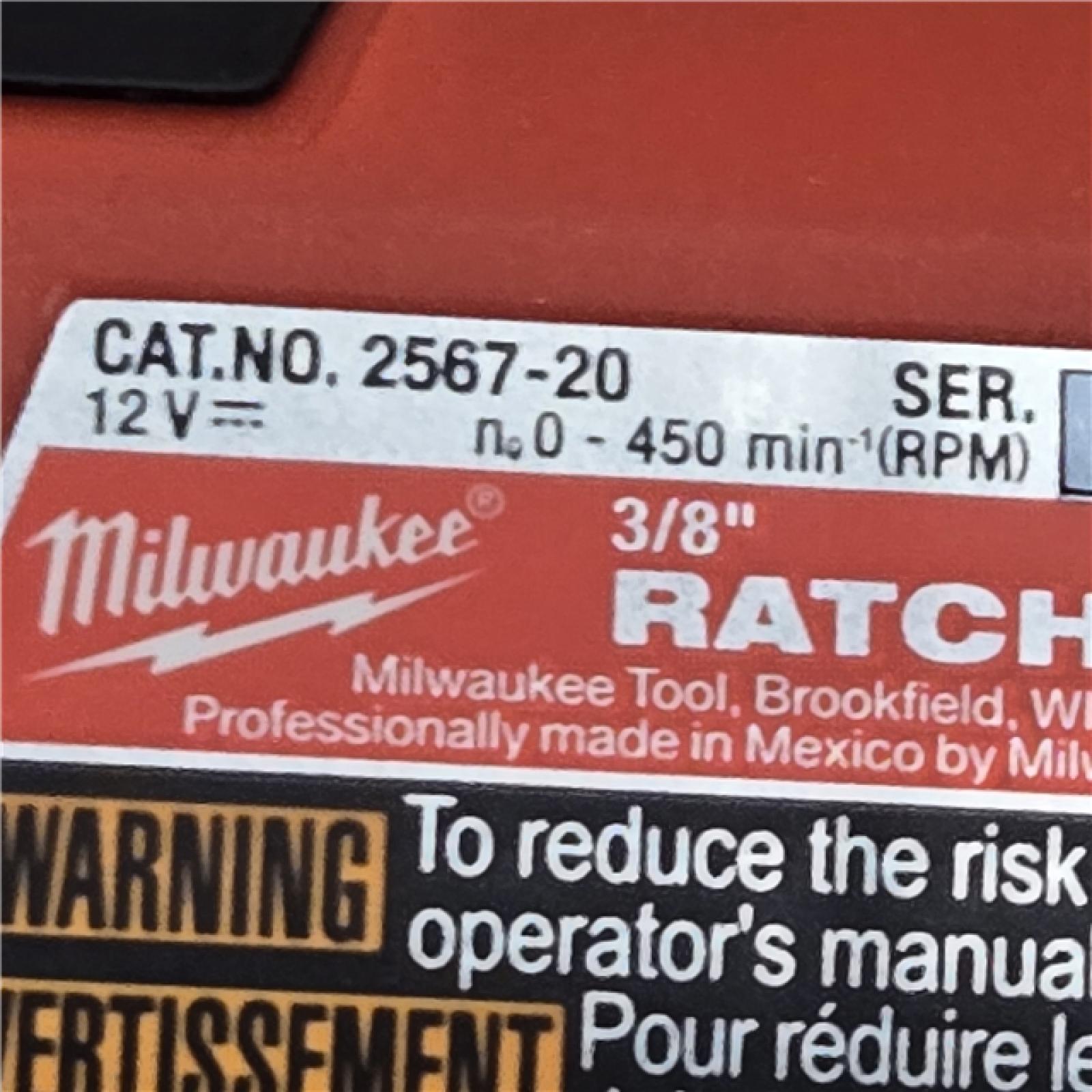 AS-IS Milwaukee 2567-20 M12 FUEL 3/8 in. Cordless High Speed Ratchet (Tool Only)