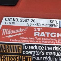 AS-IS Milwaukee 2567-20 M12 FUEL 3/8 in. Cordless High Speed Ratchet (Tool Only)