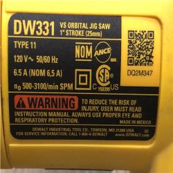 AS-IS DEWALT 6.5 Amp Corded Jig Saw Kit with Kit Box