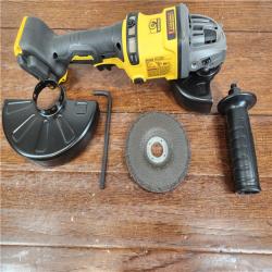 AS-IS DeWalt FLEXVOLT 60V MAX Cordless Brushless 4.5 in. to 6 in. Angle Grinder with Kickback Brake (Tool Only)