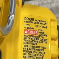 AS-IS DEWALT 20V MAX Cordless Brushless 6-1/2 in. Sidewinder Style Circular Saw (Tool Only)