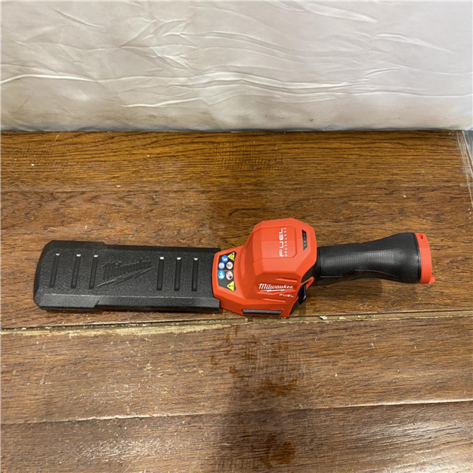 AS-IS Milwaukee M12 FUEL 8 in. 12V Lithium-Ion Brushless Cordless Battery Hedge Trimmer (Tool-Only)