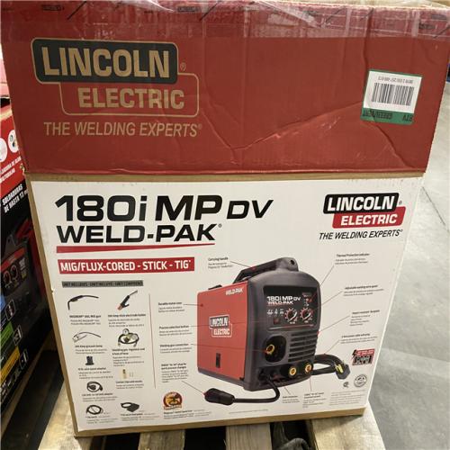 Dallas Location - As-Is Lincoln Electric 180 Amp Weld-Pak 180i Welder