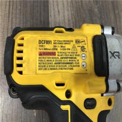 AS-IS DEWALT 20V MAX XR Cordless 1/2 in. Impact Wrench (Tool Only)