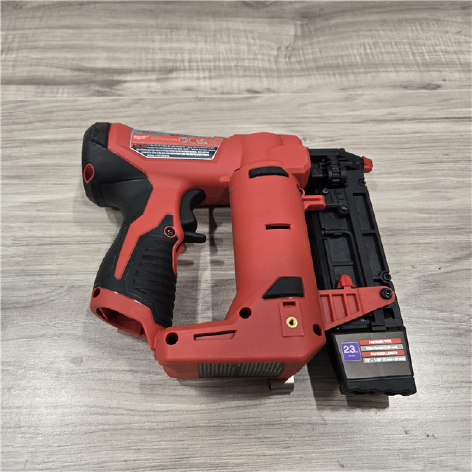 LIKE NEW! - Milwaukee 2540-20 12V 23 Gauge Cordless Pin Nailer (Tool Only)
