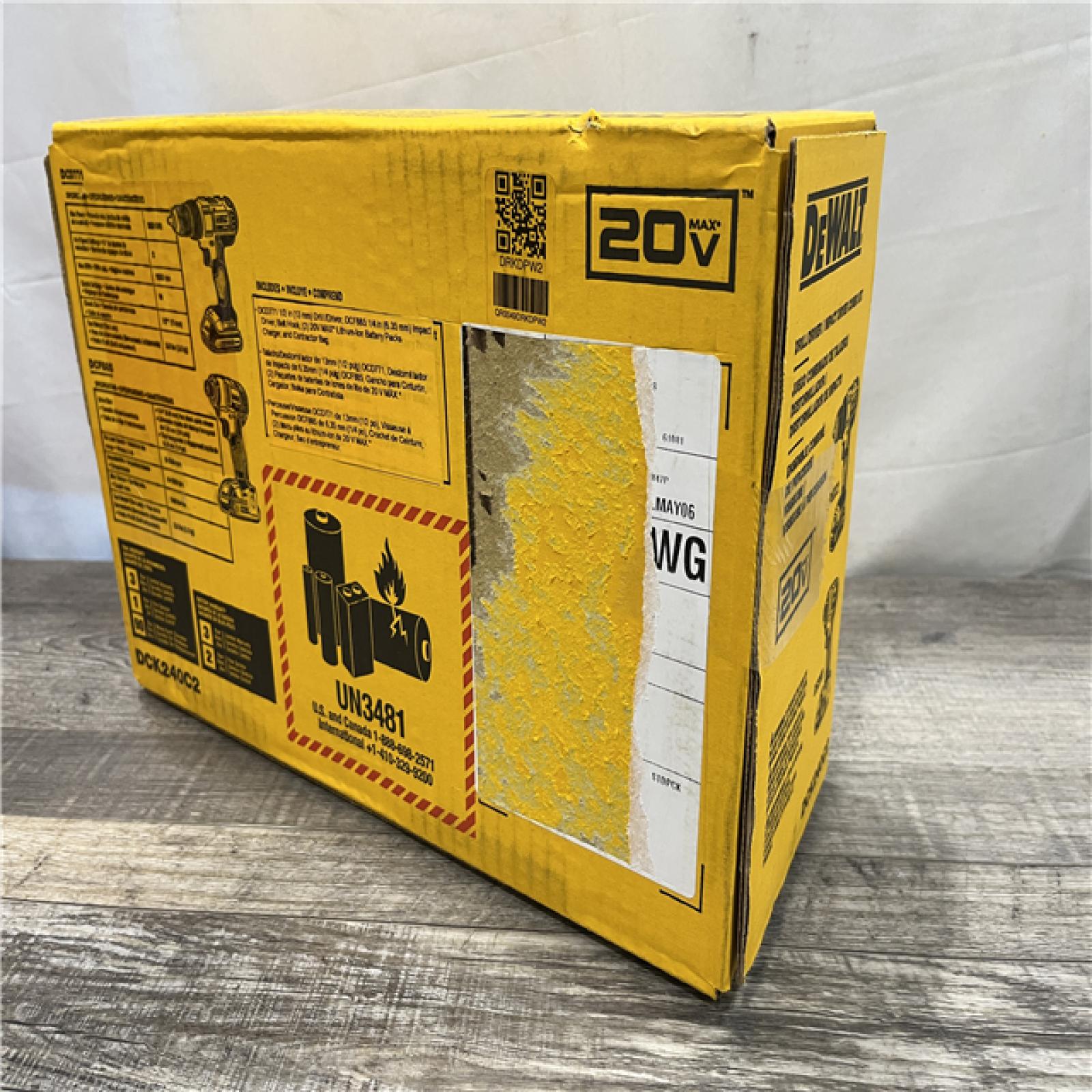 NEW - DEWALT 20V MAX Cordless Drill/Impact 2 Tool Combo Kit