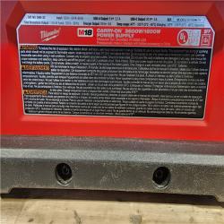 HOUSTON LOCATION - AS-IS Milwaukee M18 Cordless 3600-Watt/1800-Watt Battery Powered Power Supply (Tool Only)