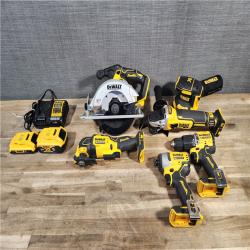 HOUSTON LOCATION - AS-IS DEWALT 20-Volt MAX ToughSystem Lithium-Ion 6-Tool Cordless Combo Kit
