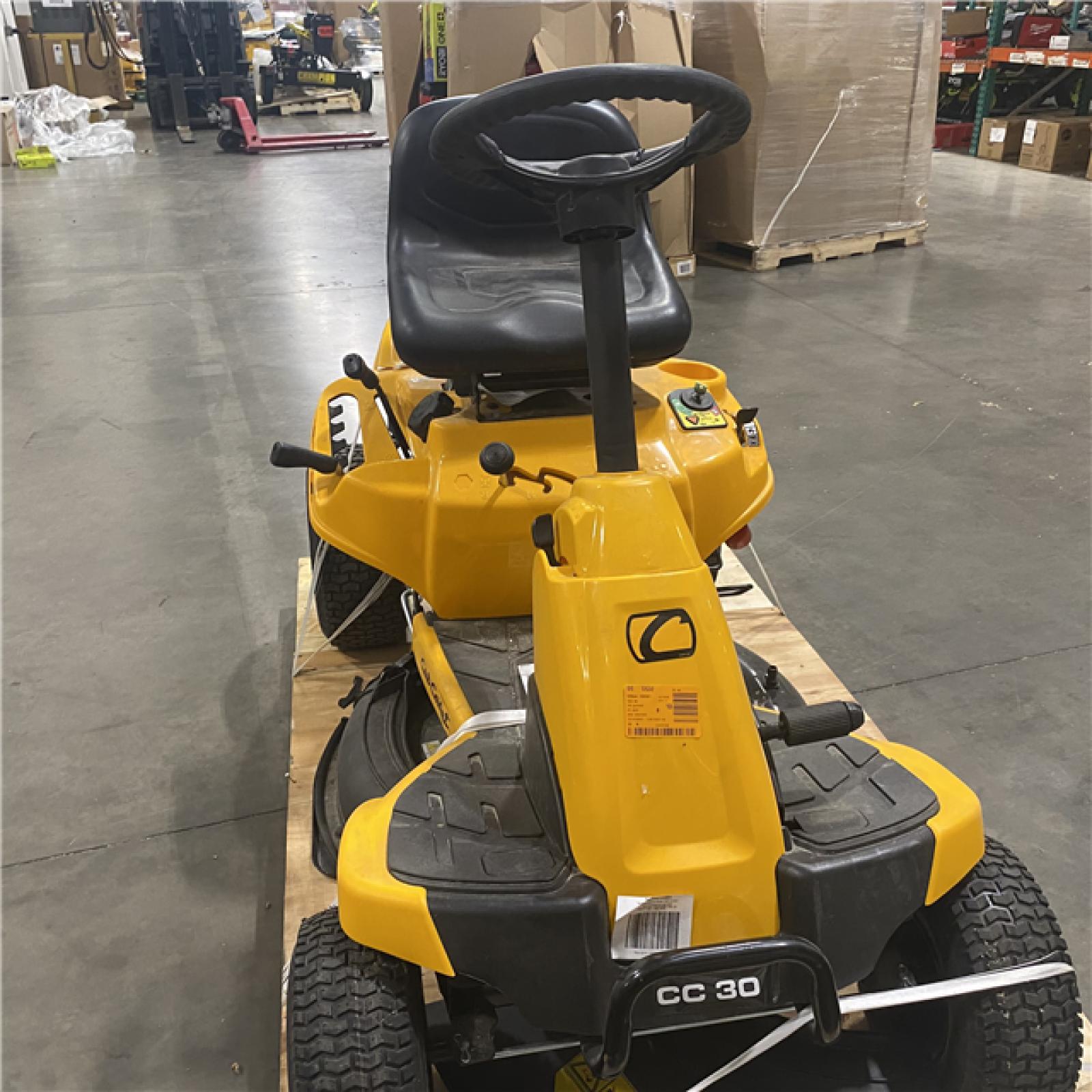 Dallas Location - As-Is Cub Cadet 30 in. 10.5 HPGas Engine Riding Mower