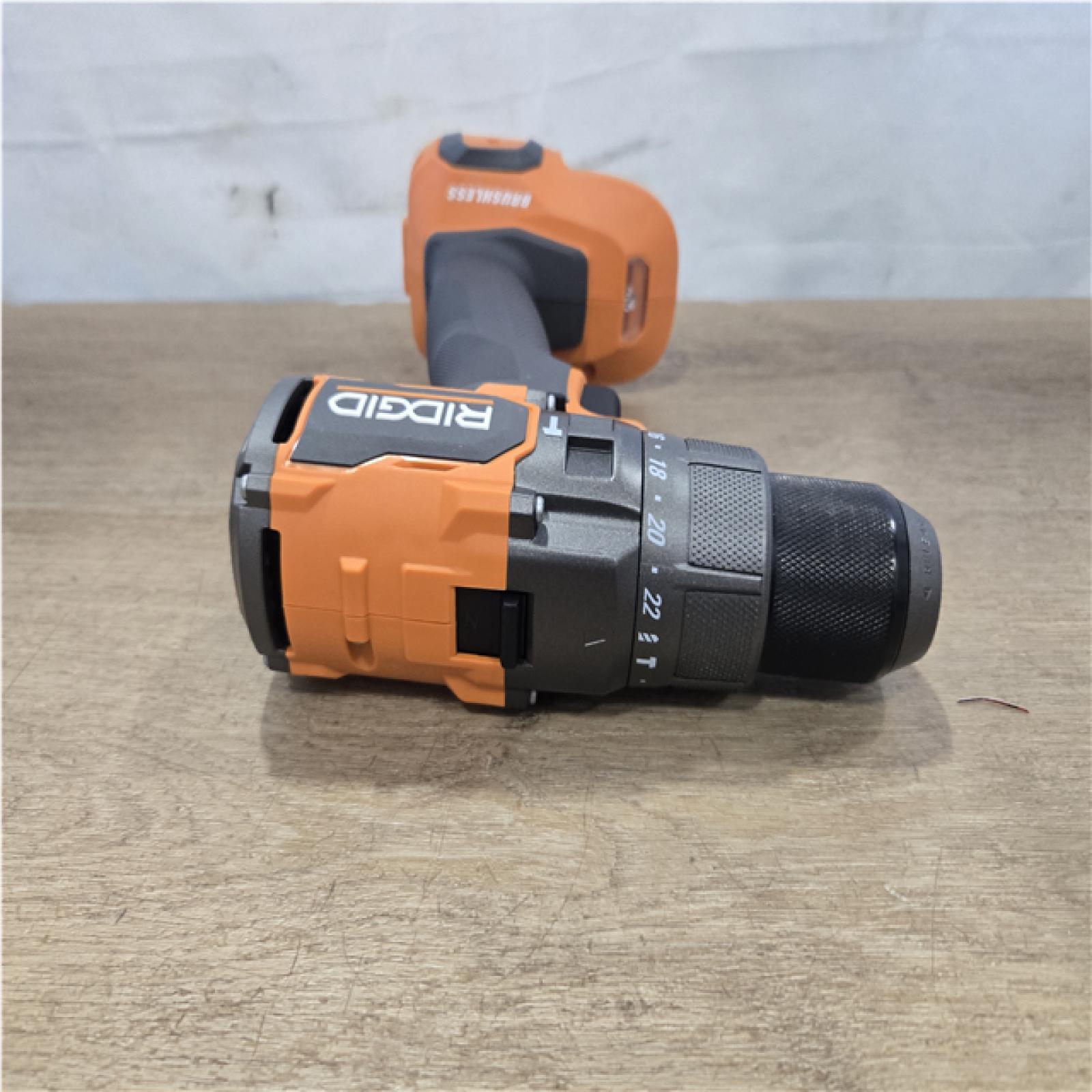 AS-IS RIDGID 18V Brushless Cordless 2-Tool Combo Kit