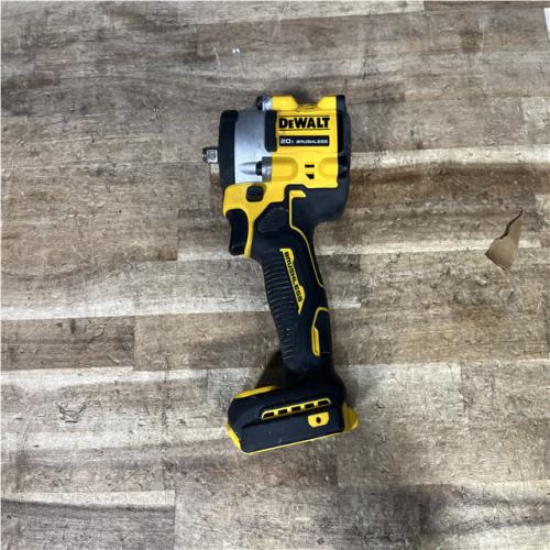 Houston Location AS-IS DEWALT ATOMIC 20V MAX Cordless Brushless 3/8 in.Variable Speed Impact Wrench (Tool Only)