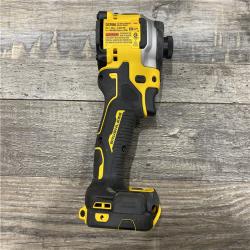 AS-IS DEWALT ATOMIC 20V MAX Lithium-Ion Cordless 1/4 in. Brushless Impact Driver Kit