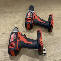 AS-IS Milwaukee 18V Lithium-Ion Cordless Drill Driver/Impact Driver Combo Kit