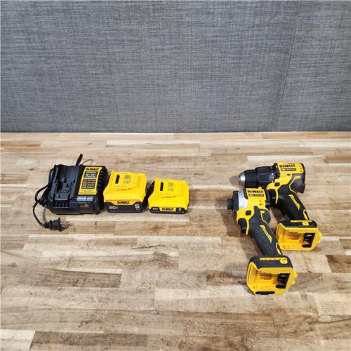 HOUSTON LOCATION - AS-IS DEWALT 2 TOOL COMBO KIT W/ (2) BATTERY & CHARGER