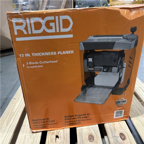 California AS-IS Ridgid 13 in. Thickness Planer