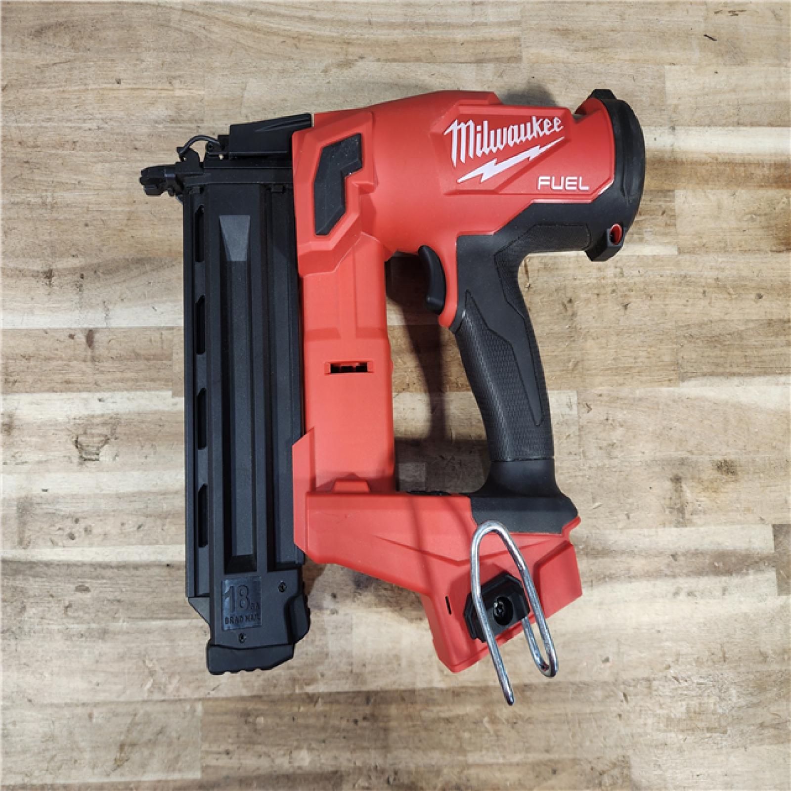 HOUSTON LOCATION - AS-IS Milwaukee FUEL 18-Volt Lithium-Ion Brushless Cordless Gen II 18-Gauge Brad Nailer (Tool-Only)