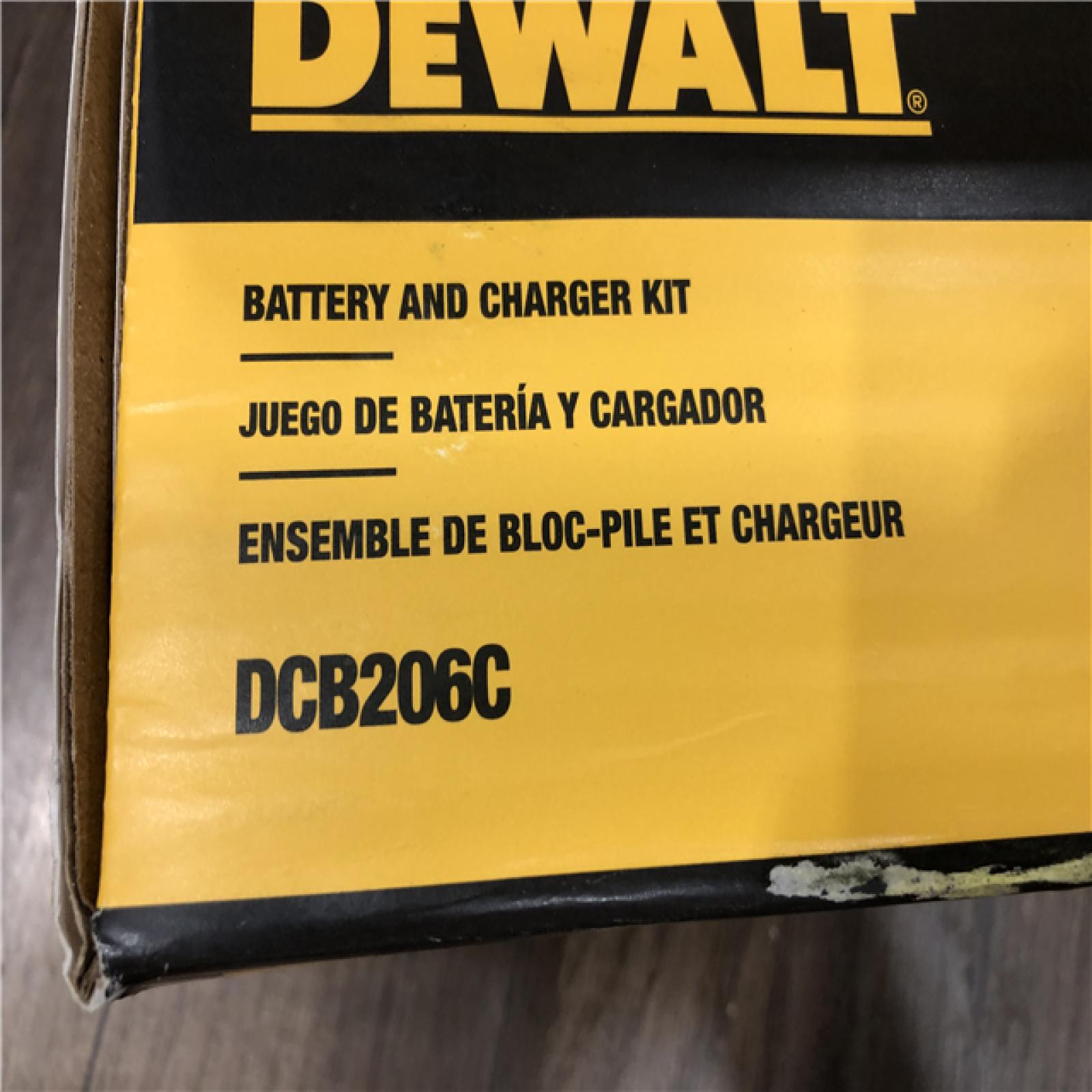 NEW- DEWALT 20V MAX Lithium-Ion 6.0 Ah Battery and Charger