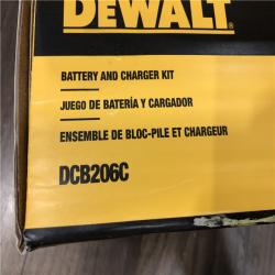 NEW- DEWALT 20V MAX Lithium-Ion 6.0 Ah Battery and Charger