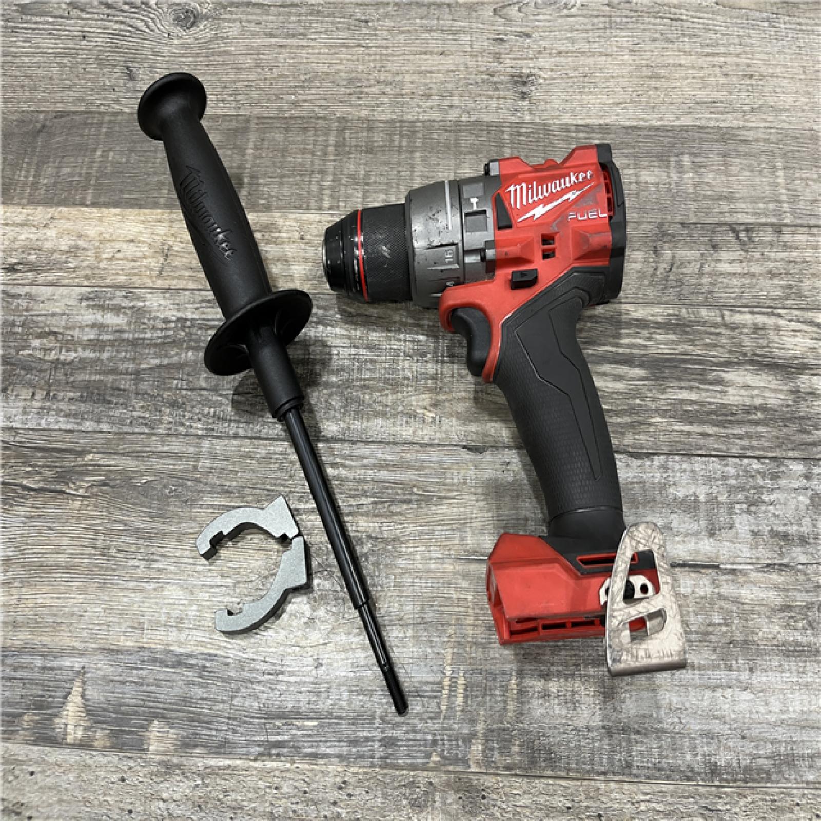 AS-IS Milwaukee FUEL 18V Lithium-Ion Brushless Cordless 1/2 in. Hammer Drill/Driver (Tool-Only)