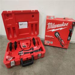 Phoenix Location NEW Milwaukee M12 12-Volt Lithium-Ion Force Logic Cordless Press Tool Kit (3 Jaws Included) with Two 1.5 Ah Battery and Hard Case