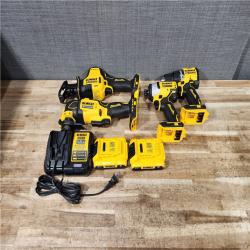 HOUSTON LOCATION - AS - IS DEWALT ATOMIC 20-Volt Lithium-Ion Cordless Brushless (4-Tool) Combo Kit