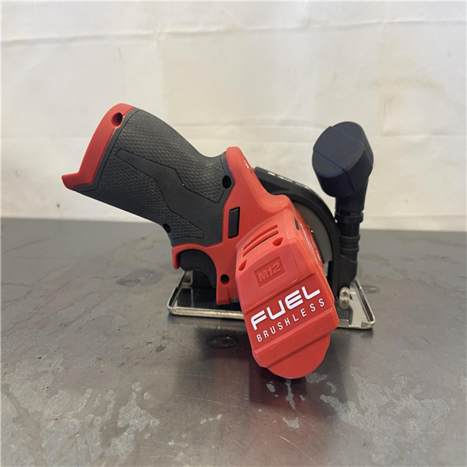 AS-IS- Milwaukee M12 FUEL 12V Lithium-Ion Brushless Cordless 3 in. Cut Off Saw (Tool-Only)