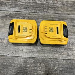 AS-IS DEWALT 20V MAX XR POWERSTACK Lithium-Ion 5.0Ah Battery (2 -Pack)