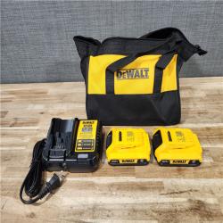 HOUSTON LOCATION - AS-IS DEWALT 2 TOOL COMBO KIT W/ (2) BATTERY & CHARGER