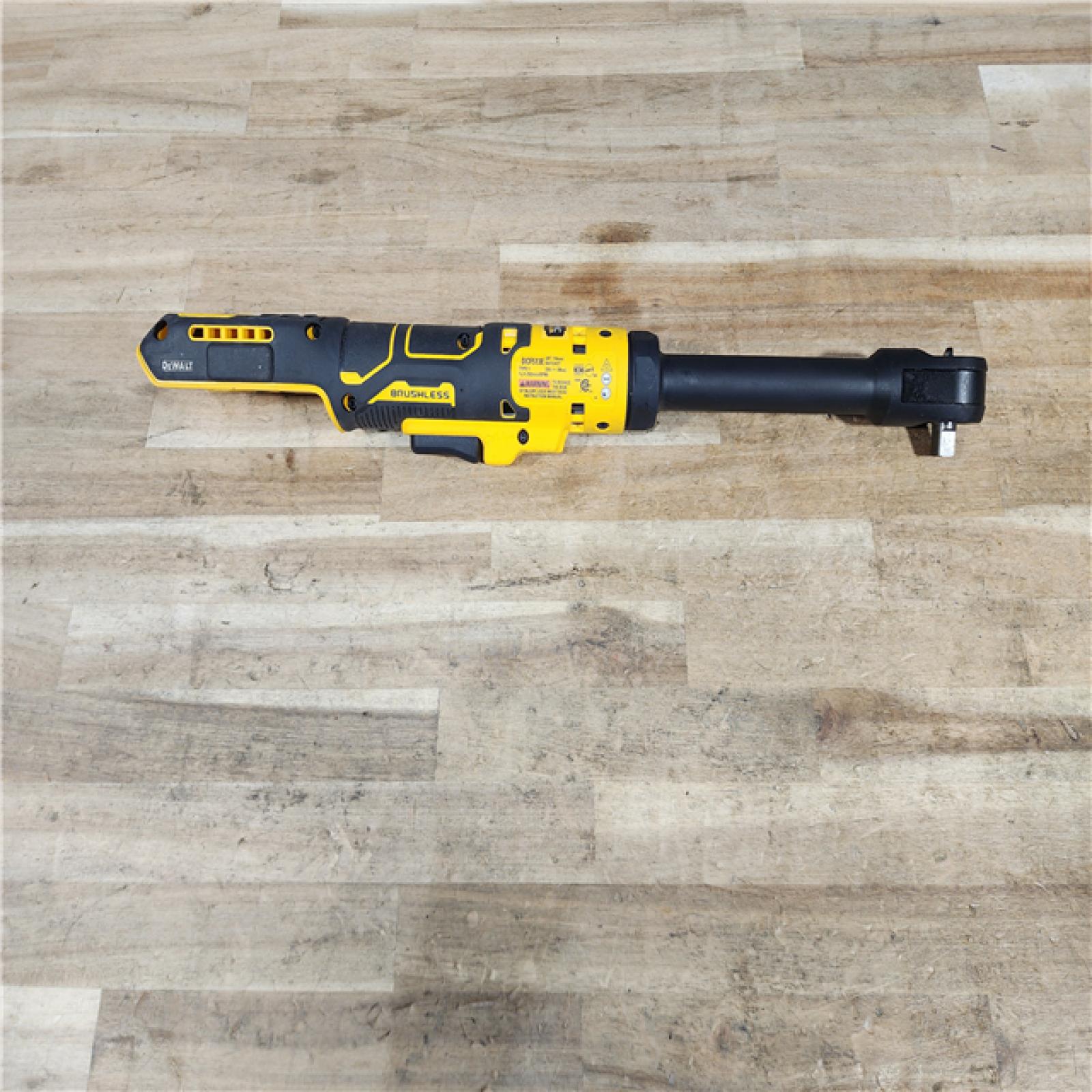 HOUSTON LOCATION - AS-IS DEWALT ATOMIC 20V MAX 3/8 in. Extended Reach Cordless Ratchet (Tool Only)