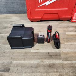 HOUSTON LOCATION - AS-IS (APPEARS LIKE NEW) Milwaukee-3522-21 Green Beam Laser Cross Line Plumb Point USB Rechargeable