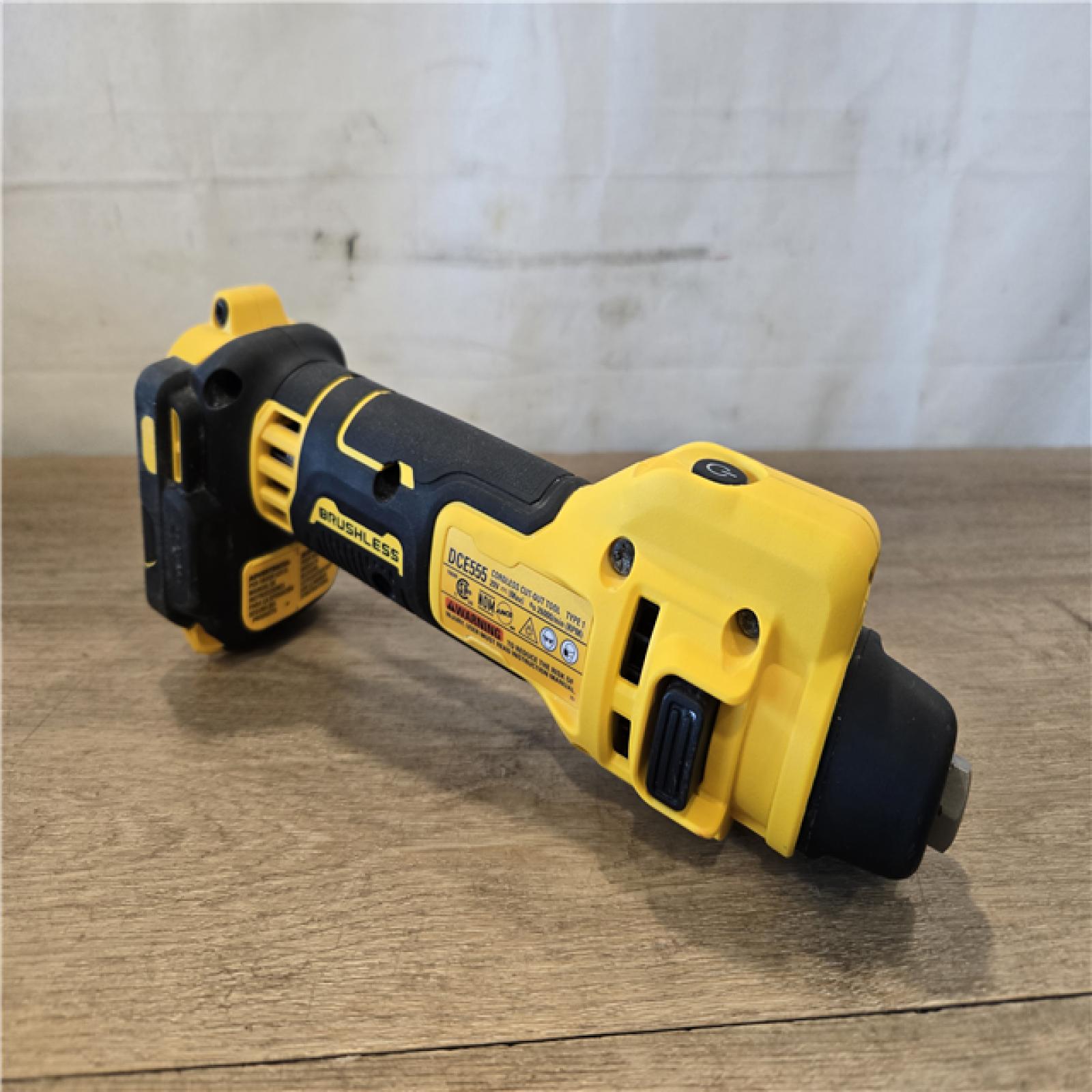 AS-IS DEWALT XR 20V Cordless Rotary Drywall Cut-Out Tool (Tool Only)